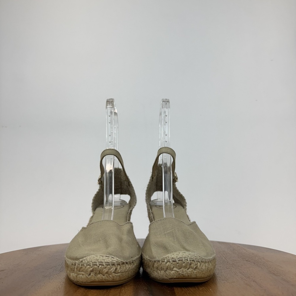 Womens Toni Pons Caldes Linen Ivory Espadrille Wedge Sandals Size EU 40 GUC - Picture 3 of 8